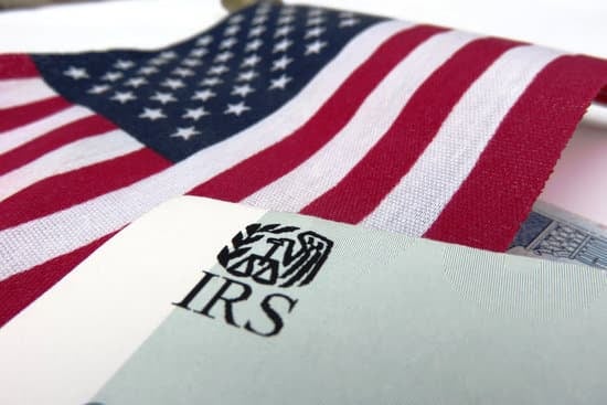 IRS Document with American Flag
